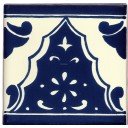 Mexican Talavera Border Tile Tula